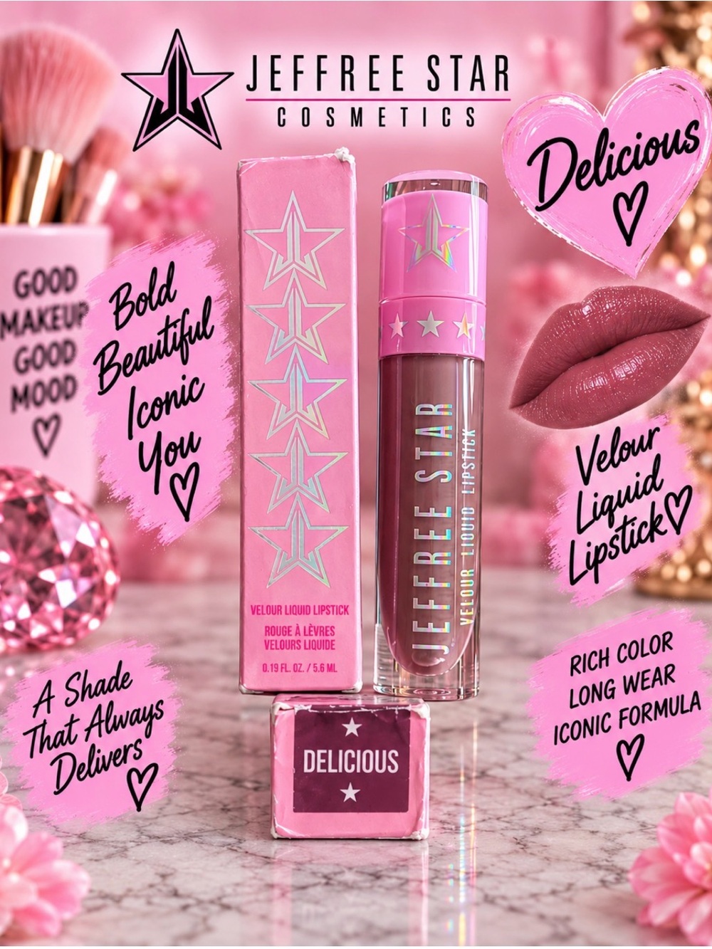 Jeffree Star Velour Liquid Lipstick — Delicious